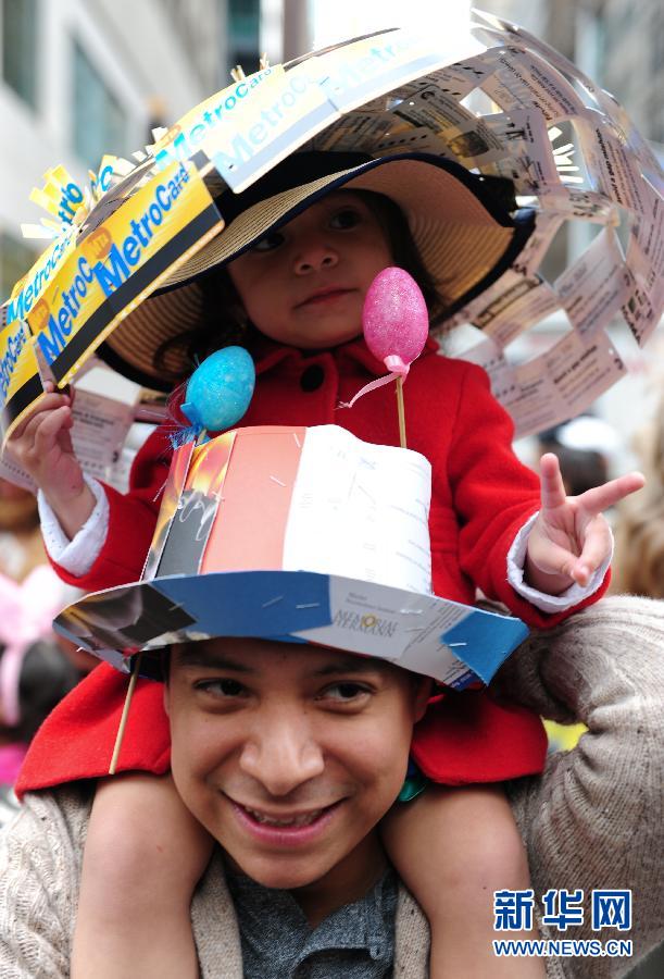 New York : les chapeaux extravagants du défilé de Pâques (4)