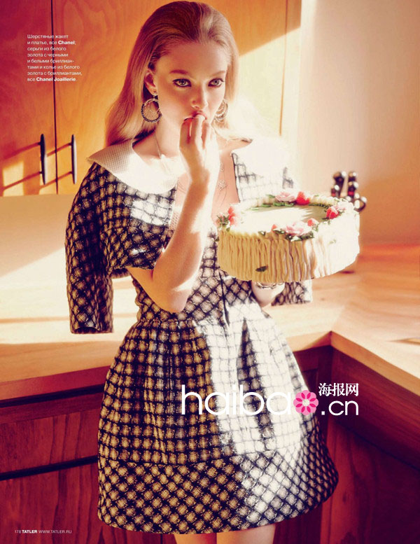 Amanda Seyfried en couverture de Tatler Russe (5)