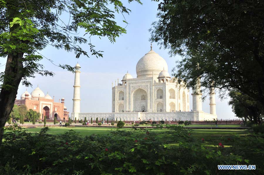 EN IMAGES: le très célèbre Taj Mahal en Inde (3)