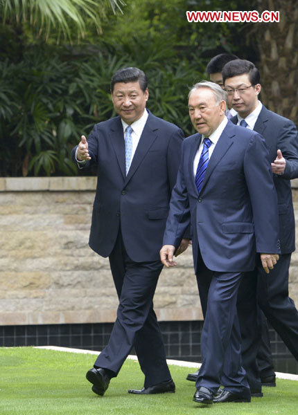 Les présidents chinois et kazakh s'entretiennent sur les relations bilatérales (2)