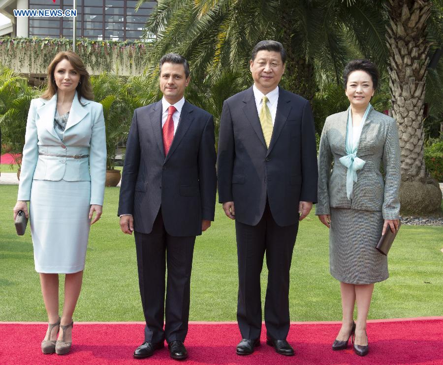 Rencontre entre le président chinois et son homologue mexicain 