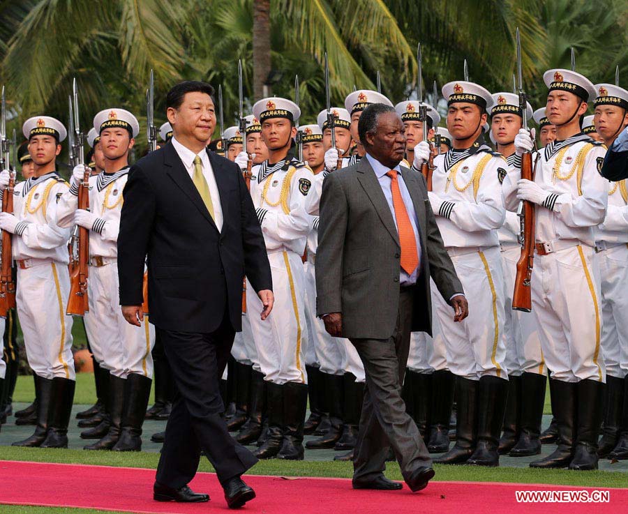 Rencontre entre Xi Jinping et le président zambien  (2)