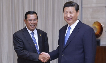 Le président chinois salue les relations entre la Chine et le Cambodge