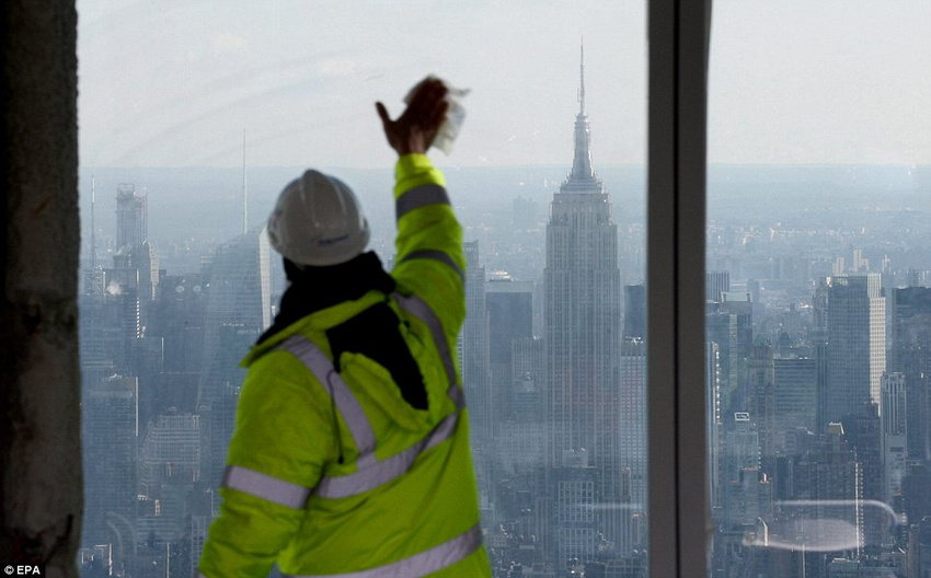 Des photos panoramiques prises du haut du One World Trade Center (4)