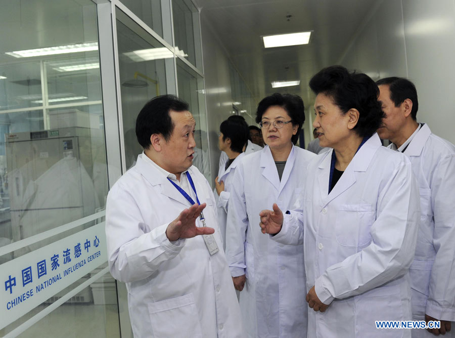 Une vice-Premier ministre met l'accent sur le traitement et la prévention de la grippe H7N9 
