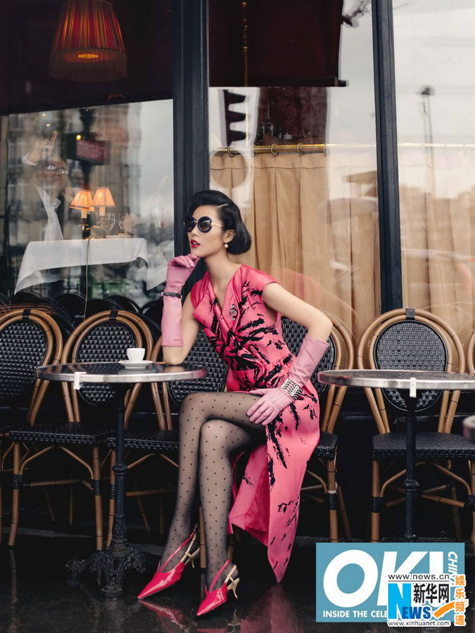 Le top-modèle chinois Liu Wen illustre China OK ! (6)