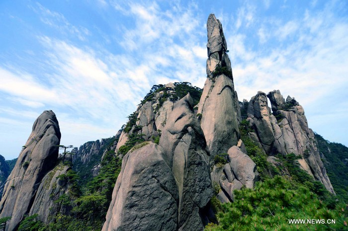 Chine: paysages du mont Sanqing dans la province du Jiangxi