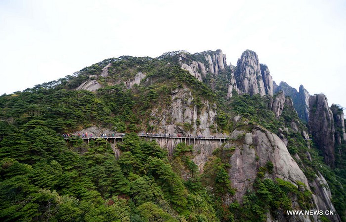 Chine: paysages du mont Sanqing dans la province du Jiangxi (4)
