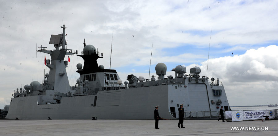 La flottille de l'escorte navale chinoise en visite au Portugal (6)