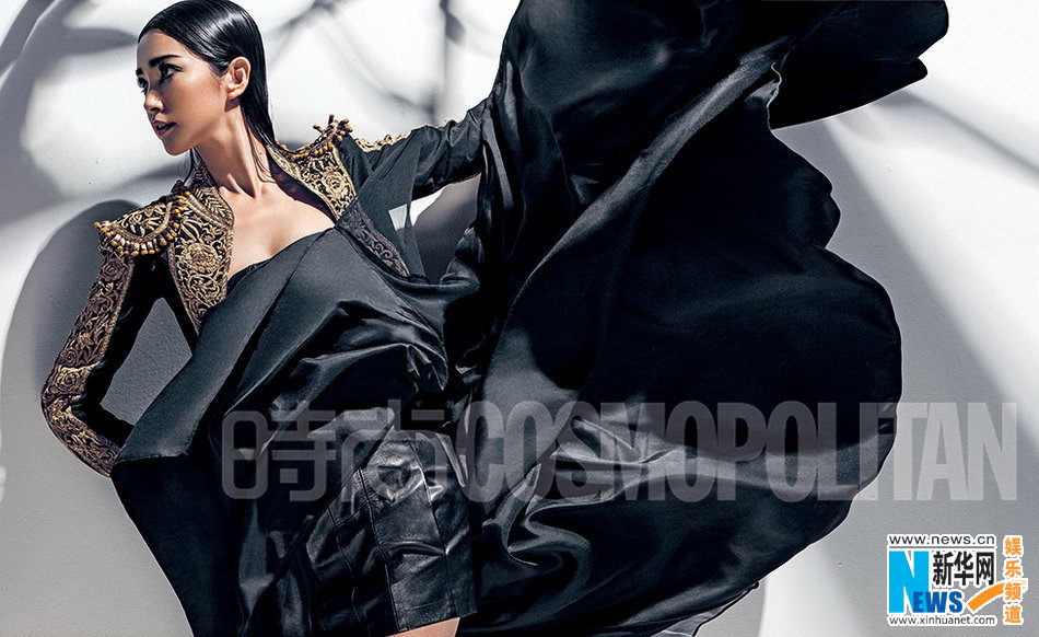 Li Bingbing en couverture du magazine Cosmopolitan Chine (2)