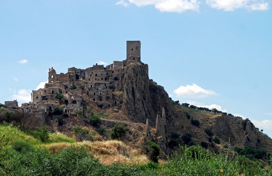 La commune de Craco, en Italie