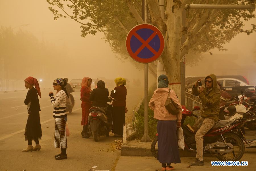 Des tempêtes de sable balayeront le nord-ouest de la Chine (3)