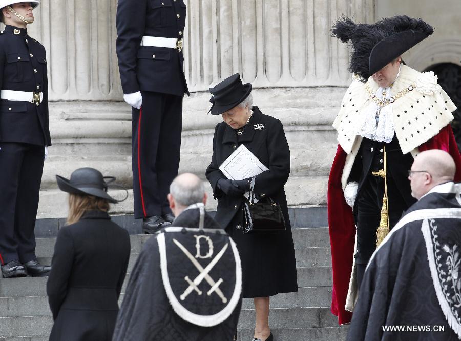 Les obsèques de l'ancien Premier ministre britannique Margaret Thatcher (17)