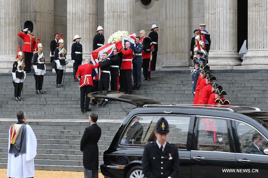 Les obsèques de l'ancien Premier ministre britannique Margaret Thatcher (11)