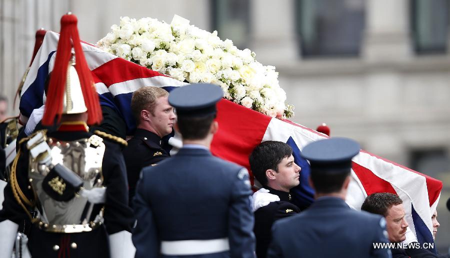 Les obsèques de l'ancien Premier ministre britannique Margaret Thatcher (10)