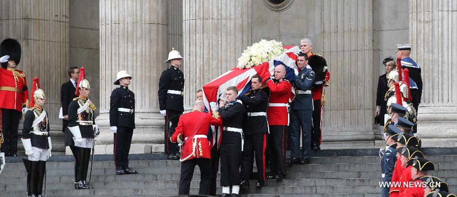 Les obsèques de l'ancien Premier ministre britannique Margaret Thatcher (12)