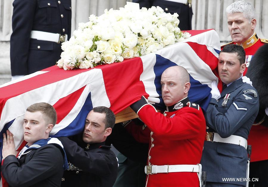 Les obsèques de l'ancien Premier ministre britannique Margaret Thatcher (9)