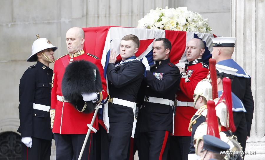 Les obsèques de l'ancien Premier ministre britannique Margaret Thatcher (7)