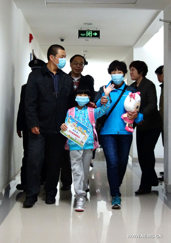 La première malade atteinte du virus H7N9 à Beijing sort de l'hôpital (2)