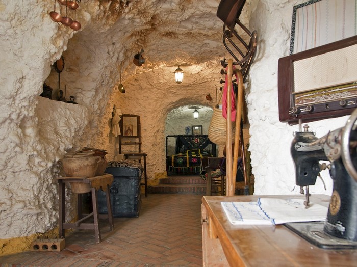 Maison dans une caverne, Sacromonte, Espagne