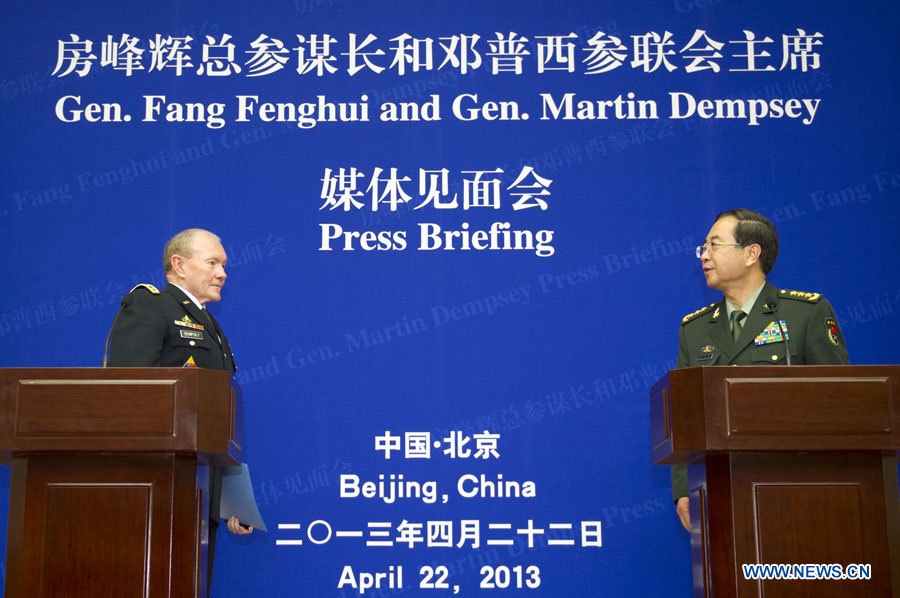 Le chef d'Etat-major de l'armée chinoise appelle à une interaction avec l'armée américaine dans la région Asie-Pacifique