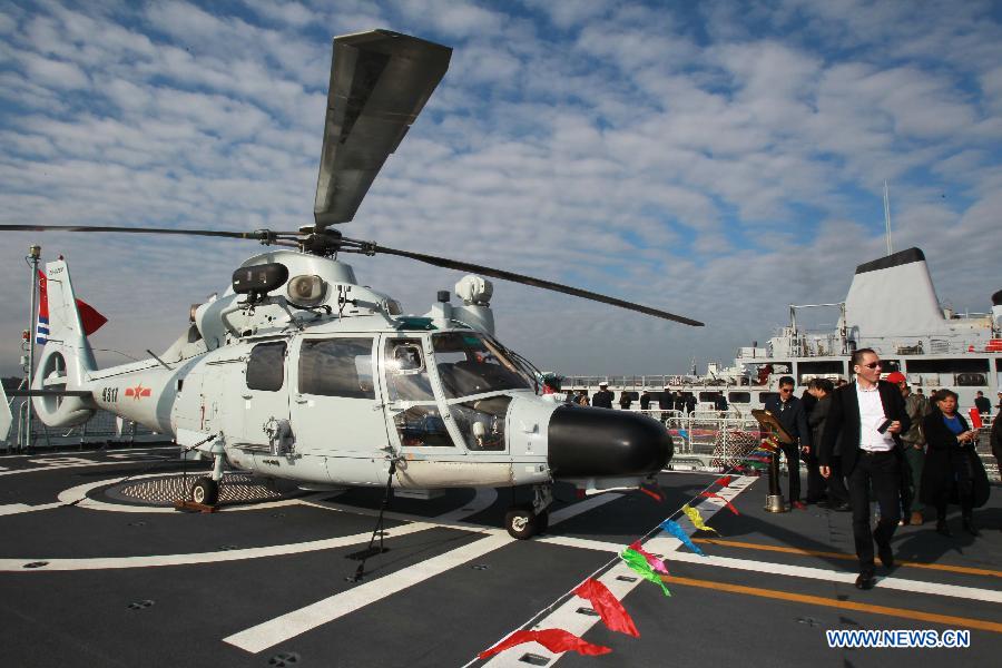 La flottille de l'escorte navale chinoise en visite en France (4)