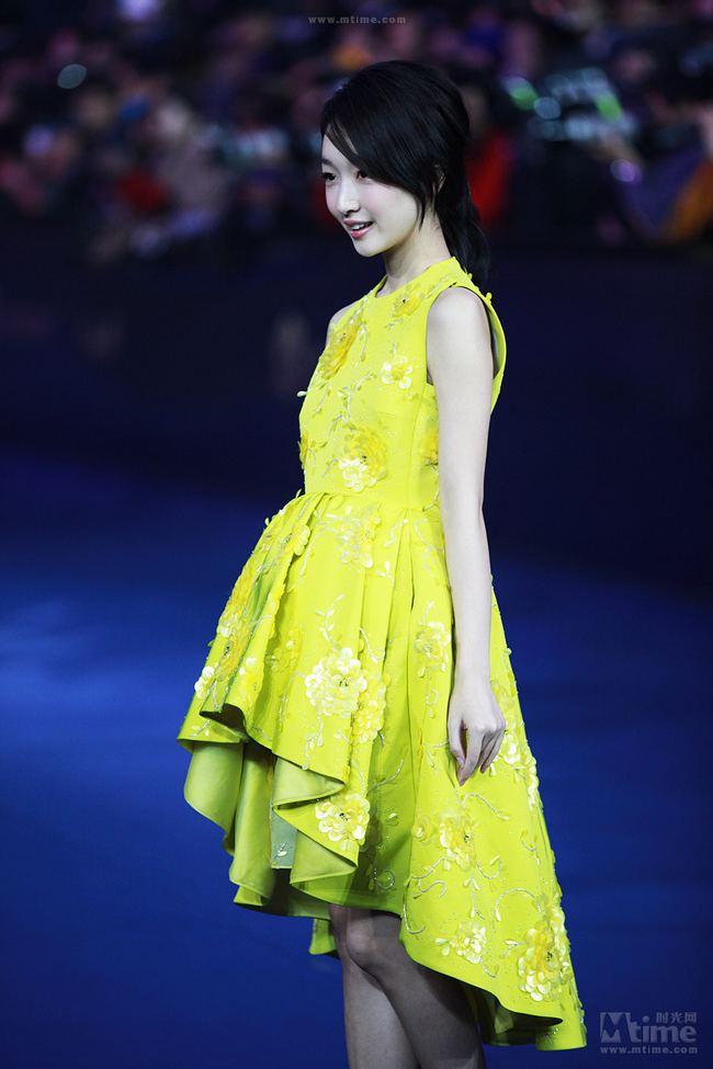 L'actrice chinoise Zhou Dongyu