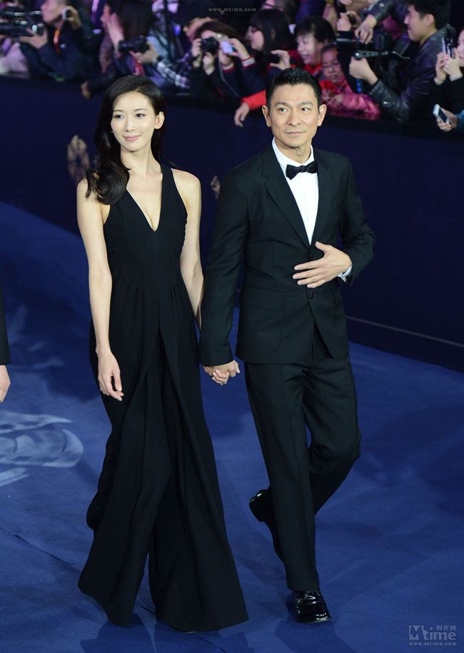 L'actrice chinoise Chiling et l'acteur hongkongais Andy Lau