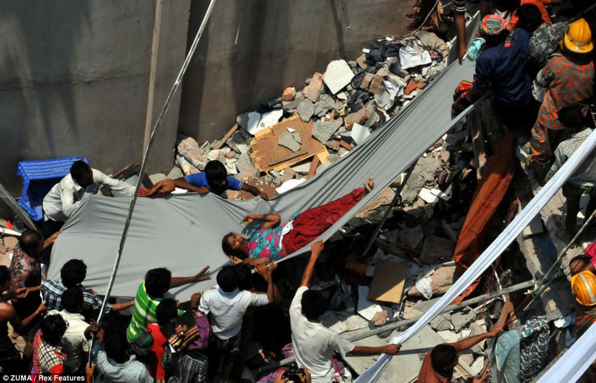 Effondrement d'un bâtiment au Bangladesh: le bilan des morts s'élève à 147 (4)