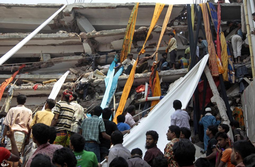 Effondrement d'un bâtiment au Bangladesh: le bilan des morts s'élève à 147 (3)