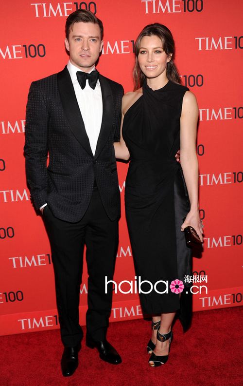 Justin Timberlake et Jessica Biel lors de la soirée 2013 Time 100 Gala