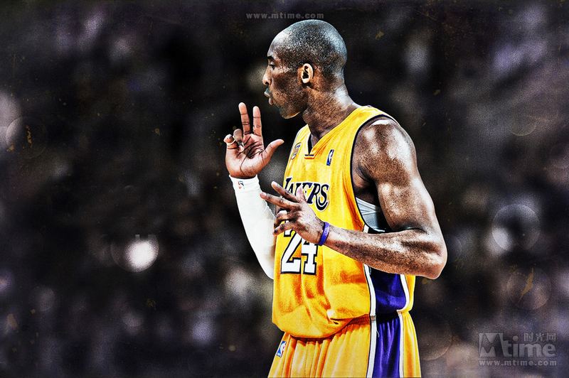 N°8 Kobe Bryant, le joueur de basket-ball américain, 27e du classement de Forbes. 
