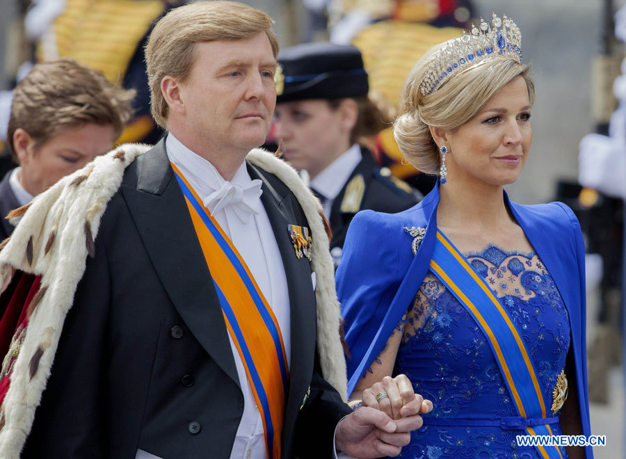 L'intronisation du nouveau roi néerlandais 