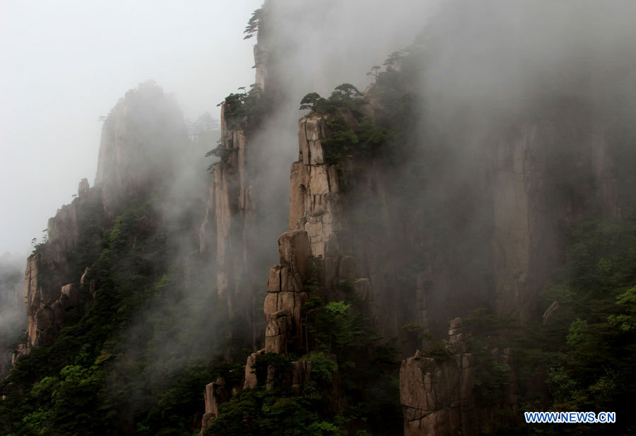 EN IMAGES: la mer de nuages des monts Huang (2)