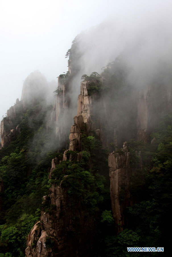 EN IMAGES: la mer de nuages des monts Huang (5)