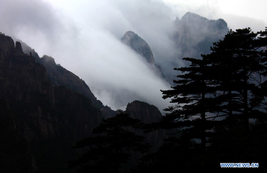 EN IMAGES: la mer de nuages des monts Huang (3)