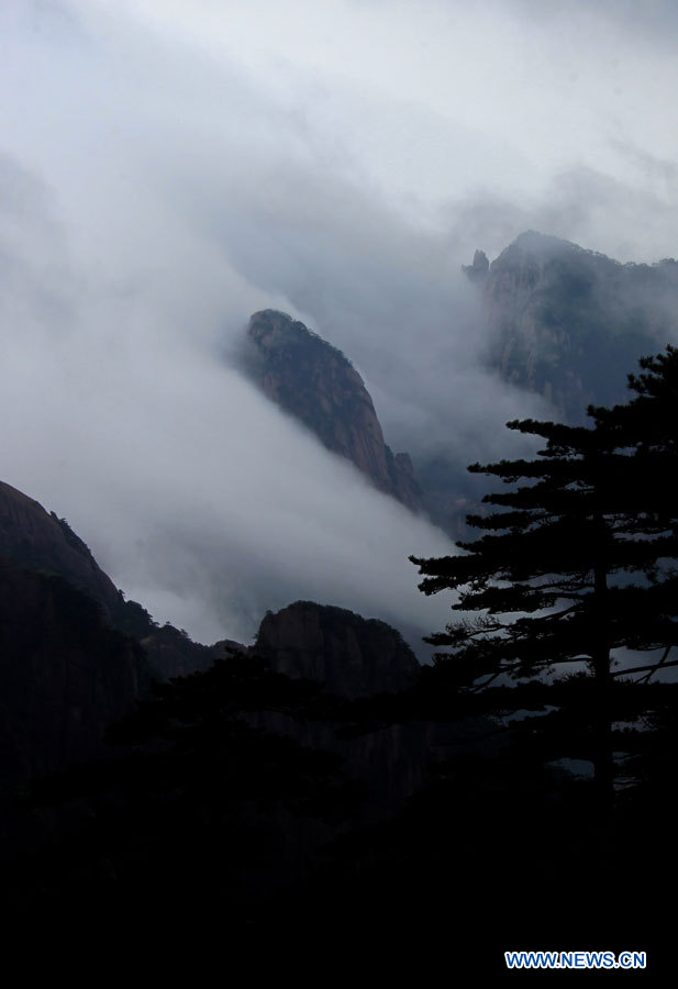 EN IMAGES: la mer de nuages des monts Huang (7)