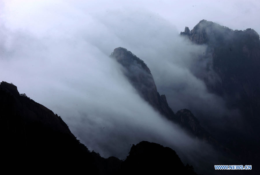 EN IMAGES: la mer de nuages des monts Huang (4)