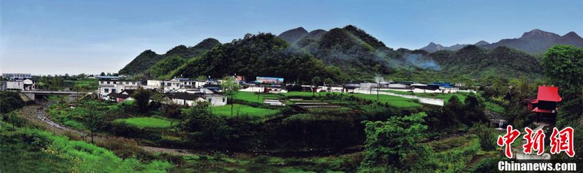 Le 8 mai 2013, un petit village de la ville de Mianzhu. (Photo : Mian Lvxuan)