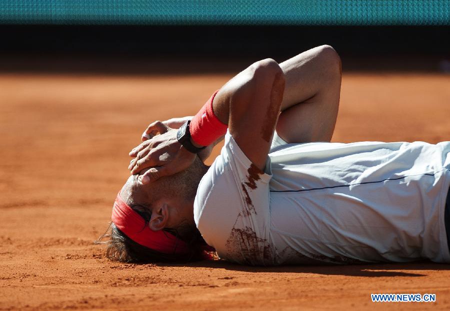 L'Espagnol Rafael Nadal a remporté sa 5e victoire depuis son retour de blessure en battant en deux sets (6-2, 6-4) le Suisse Stanislas Wawrinka, dimanche 13 mai en finale du Masters 1000 de Madrid.