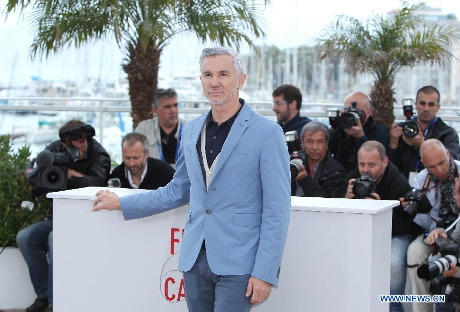 Le réalisateur Baz Luhrmann pour "Gatsby Le Magnifique", à Cannes, le 15 mai 2013. Leonardo DiCaprio et l'équipe du film "Gatsby le magnifique" font l'ouverture de la 66ème édition du Festival de Cannes, dans le sud de la France.