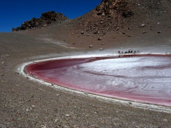 Les lacs de haute altitude dans les Andes