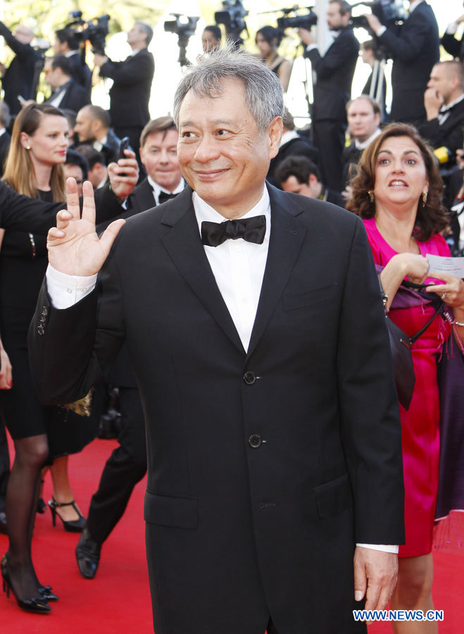 Le réalisateur Ang Lee participe à la première du film « Le Passé » lors de la 66e édition du Festival de Cannes, le 17 mai 2013.