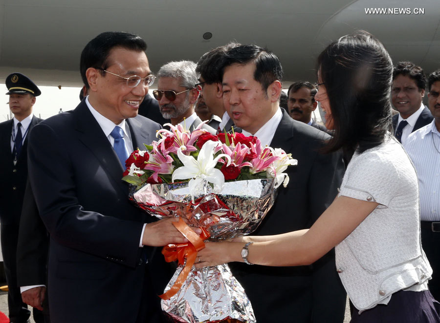 Arrivée du PM chinois Li Keqiang à New Delhi pour une visite officielle en Inde (5)