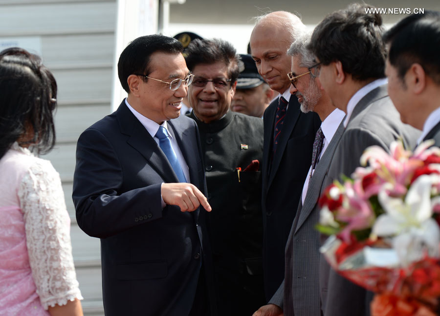 Arrivée du PM chinois Li Keqiang à New Delhi pour une visite officielle en Inde (4)
