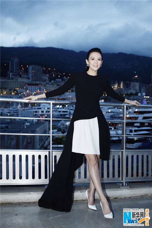 Zhang Ziyi à Monaco pour le défilé Dior (6)