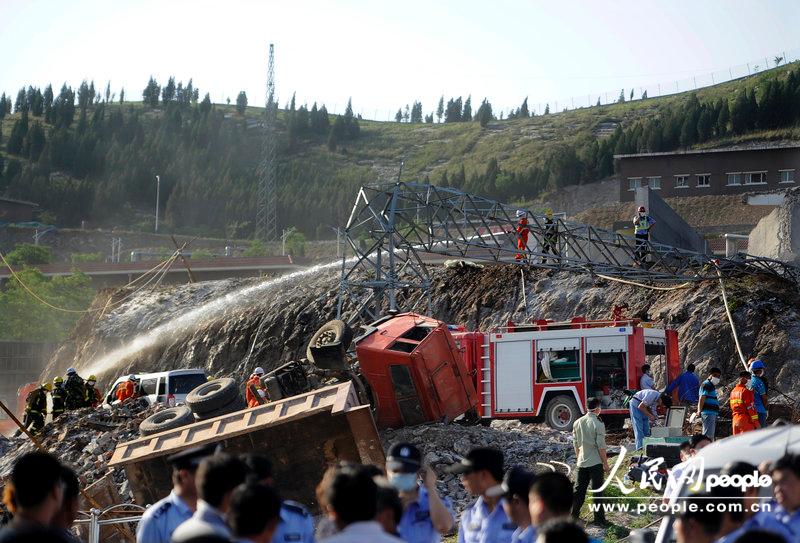 L'explosion dans une usine d'explosifs au Shandong fait douze morts (5)