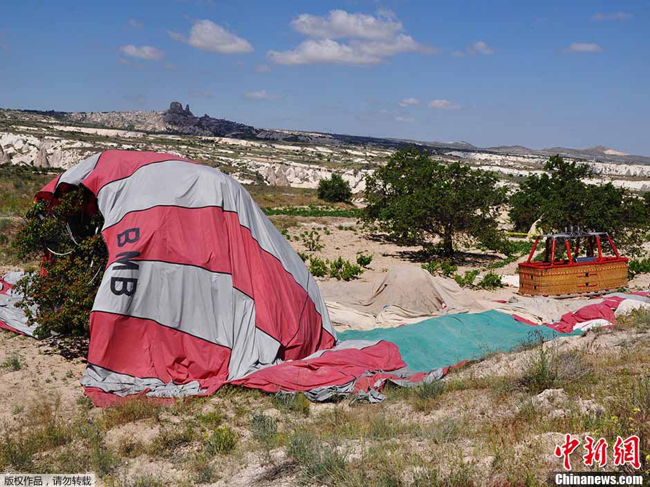 Une montgolfière s'écrase en Turquie, deux morts et 23 blessés (2)