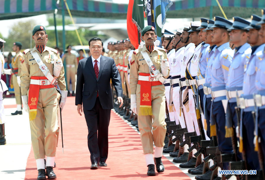 Arrivée du PM chinois Li Keqiang au Pakistan pour sa visite officielle (3)