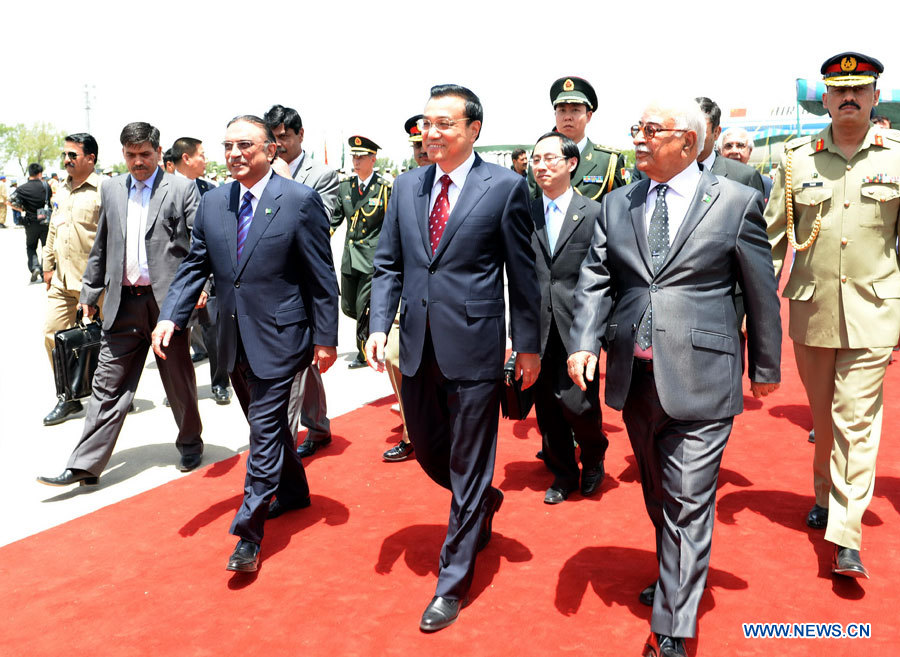 Arrivée du PM chinois Li Keqiang au Pakistan pour sa visite officielle (2)